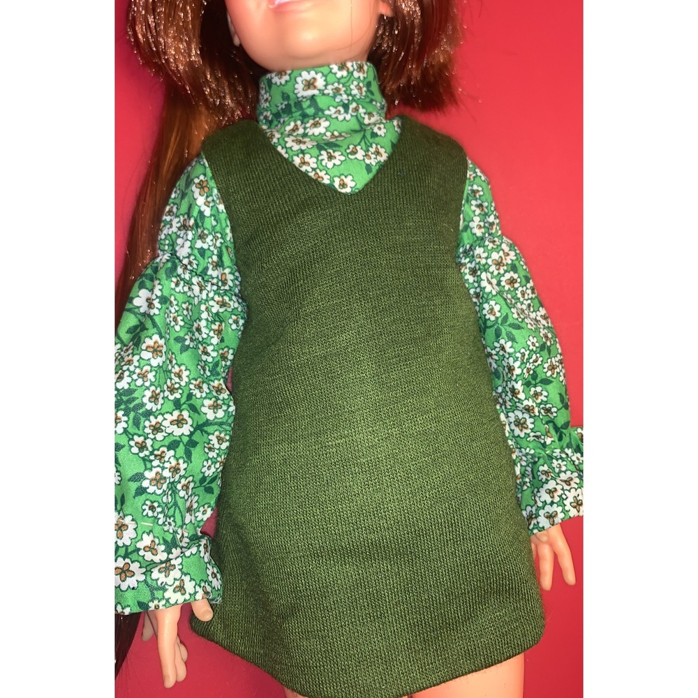 Vintage 1970s Ideal Crissy Doll Rare Aftermarket Premier Dress blouse No Doll